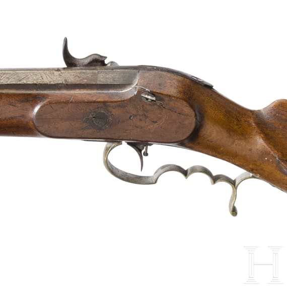 R&uuml;ckschl&auml;ger-Perkussionsb&uuml;chse, um 1850