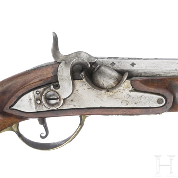 An Italian percussion pistol, circa 1780