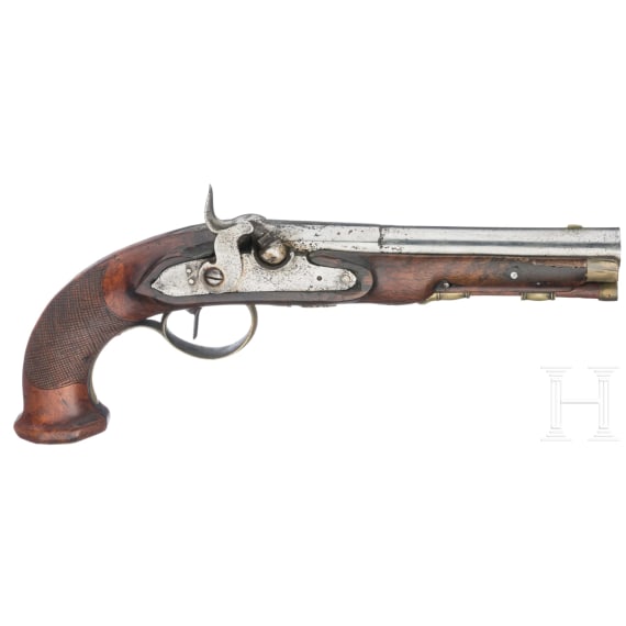 Two percussion pistols, circa 1800