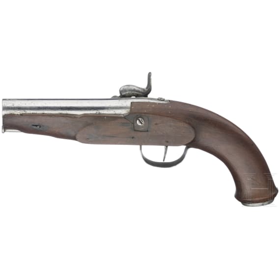 Two percussion pistols, circa 1800