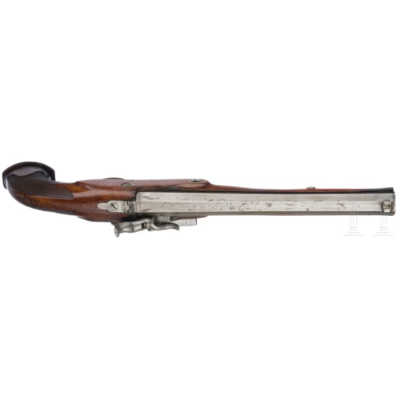 A percussion pistol by F. W. K&ouml;nig in Magdeburg, circa 1810