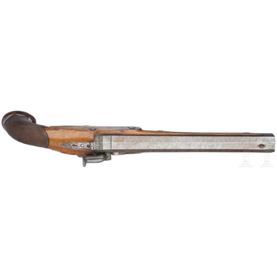 A pair of percussion pistols by Crause in Herzberg, Germany, ca. 1810