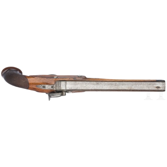 A pair of percussion pistols by Crause in Herzberg, Germany, ca. 1810
