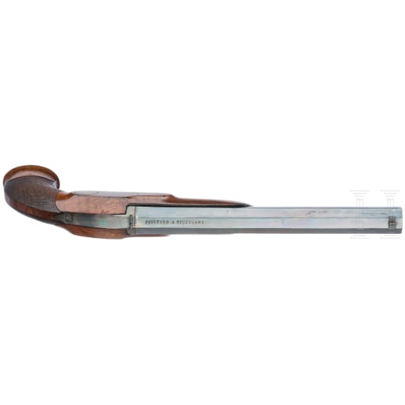 A German parlour pistol by Pfeuffer in Stuttgart, circa 1830