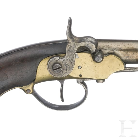 Three percussion pistols