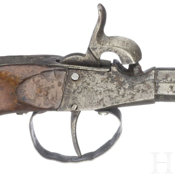 Three percussion pistols