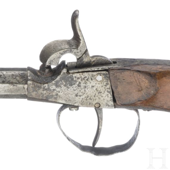 Three percussion pistols