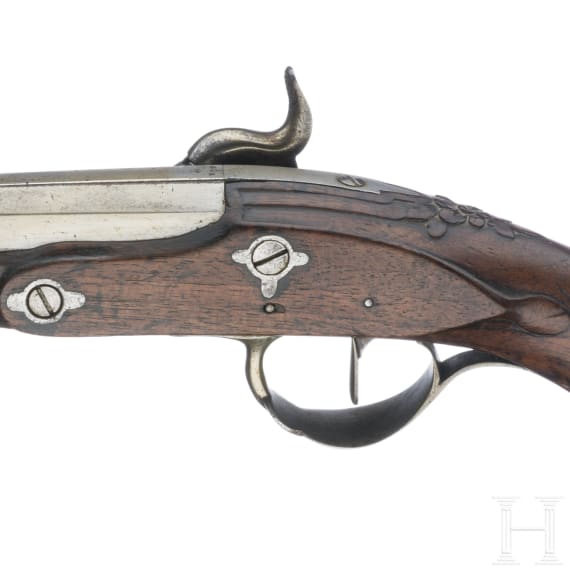 Three percussion pistols
