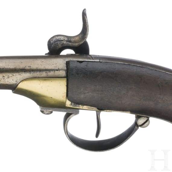 Three percussion pistols