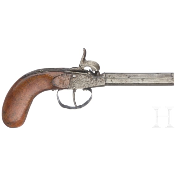 Three percussion pistols