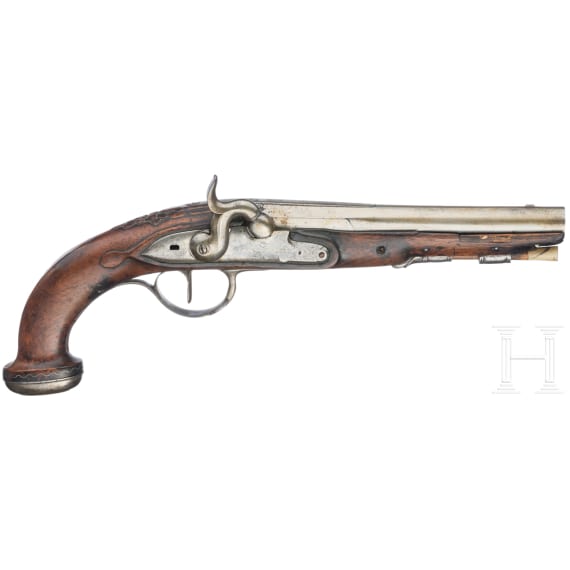 Three percussion pistols