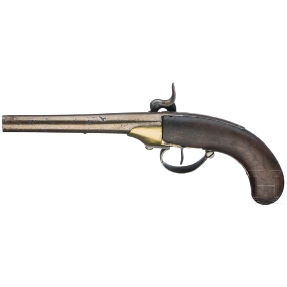 Three percussion pistols