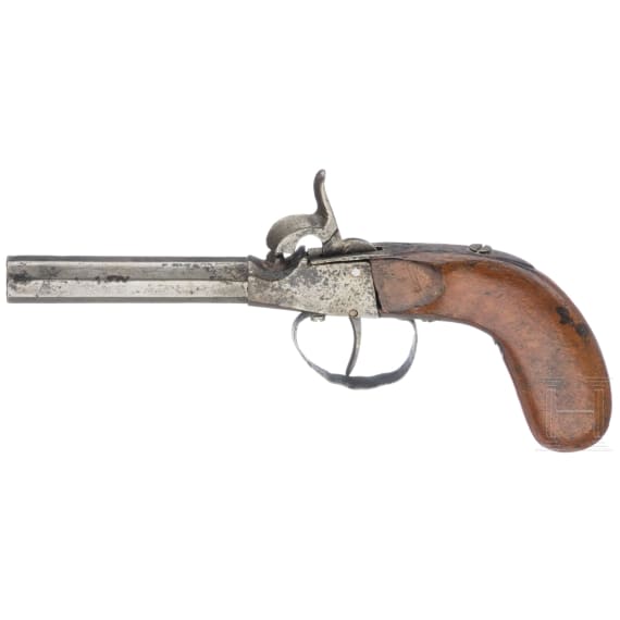 Three percussion pistols