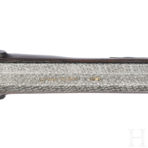 A German percussion pistol by Kuchenreuter(?), circa 1840