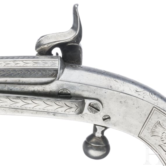 A Scottish all-metal percussion pistol, ca. 1850