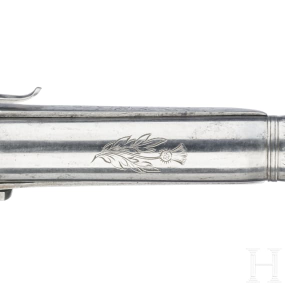 A Scottish all-metal percussion pistol, ca. 1850