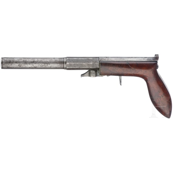 A U.S. percussion underhammer pistol, H. J. Hale, circa 1860