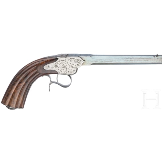 A French parlour pistol, circa 1860