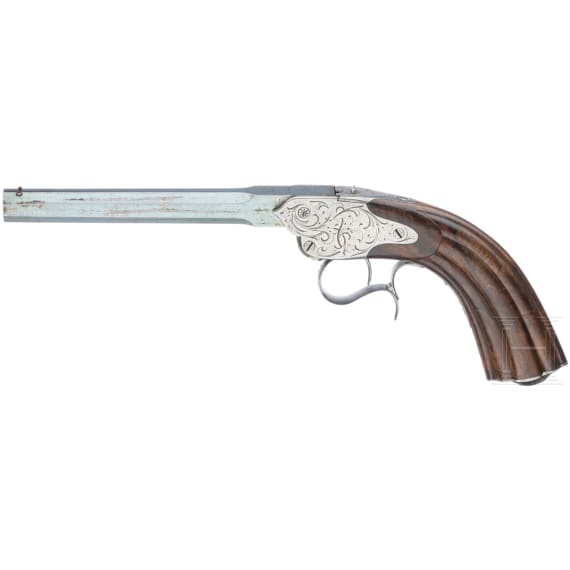 A French parlour pistol, circa 1860
