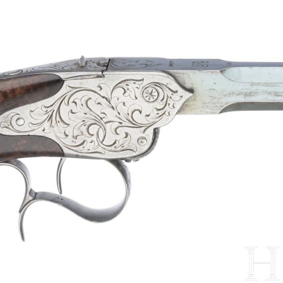 A French parlour pistol, circa 1860