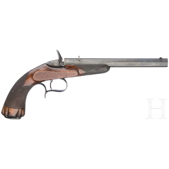 An English parlour pistol, circa 1860