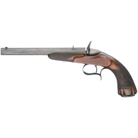 An English parlour pistol, circa 1860