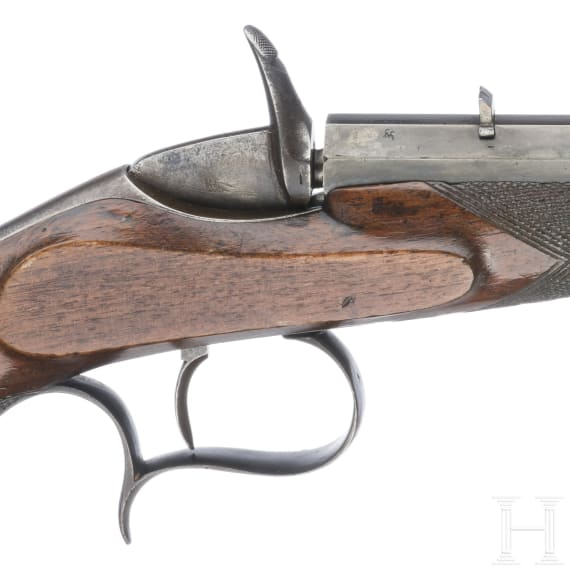 An English parlour pistol, circa 1860
