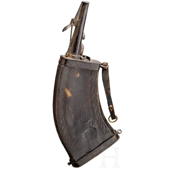 Musketier-Pulverflasche, deutsch, um 1600
