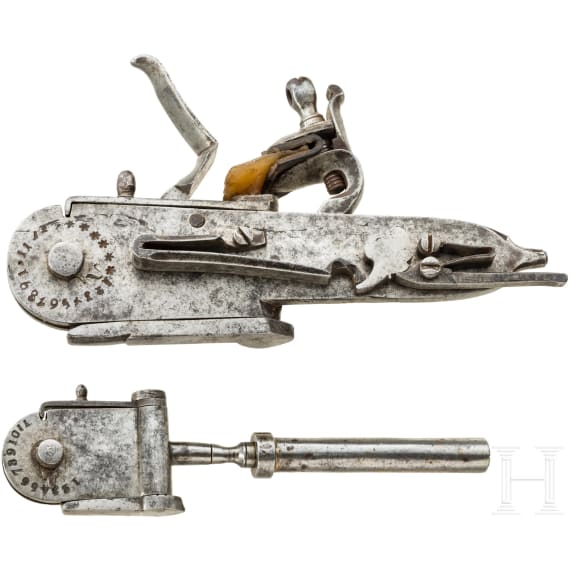 Two German powder testers, 18th century