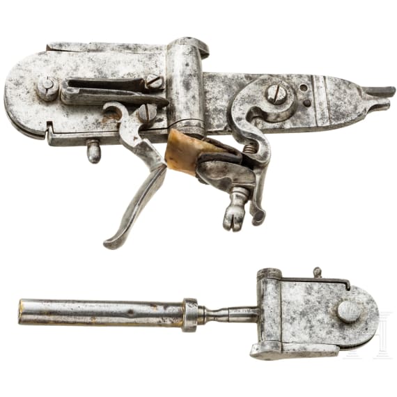 Two German powder testers, 18th century