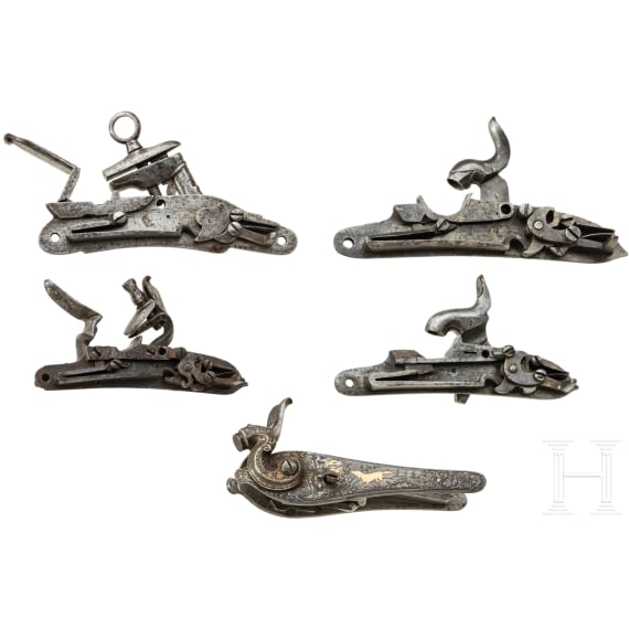 A small collection of locks, 18th/19th century