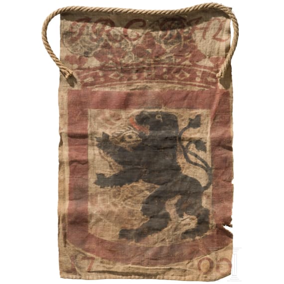 Jagdlappen der Grafen von Hanau-Lichtenberg, datiert 1700