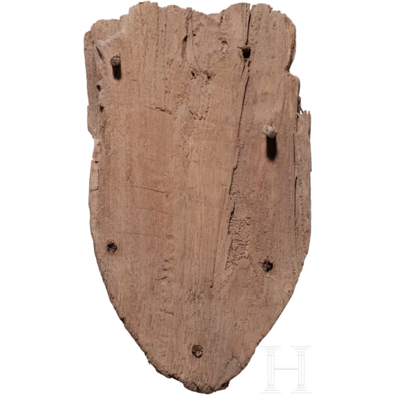 F&uuml;nf alt&auml;gyptische Mumienmasken aus Holz, Sp&auml;tzeit oder ptolem&auml;isch, Mitte 1. Jtsd. v. Chr. - 1. Jhdt. v. Chr.