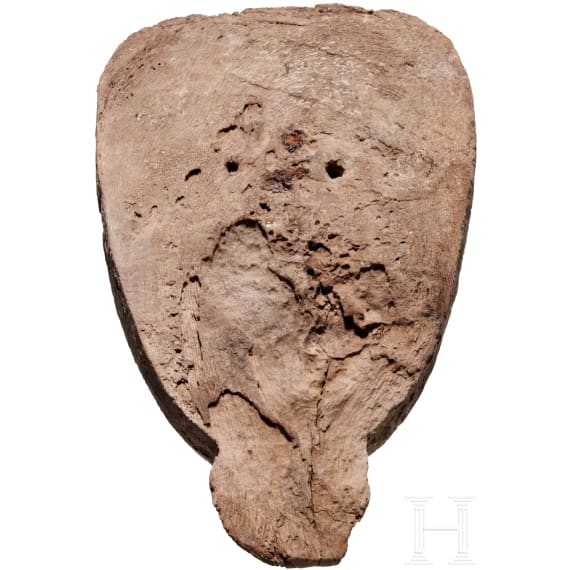 F&uuml;nf alt&auml;gyptische Mumienmasken aus Holz, Sp&auml;tzeit oder ptolem&auml;isch, Mitte 1. Jtsd. v. Chr. - 1. Jhdt. v. Chr.