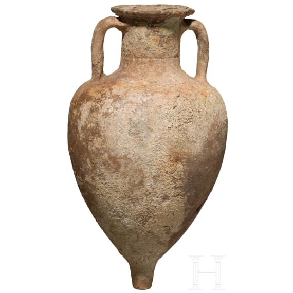 Kleine, breite graeco-italische Amphore, 3. - 2. Jhdt. v. Chr.