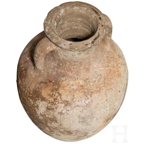 Kleine, breite graeco-italische Amphore, 3. - 2. Jhdt. v. Chr.