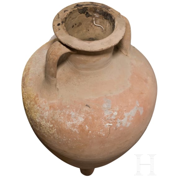 Kleine, breite graeco-italische Amphore, 3. - 2. Jhdt. v. Chr.