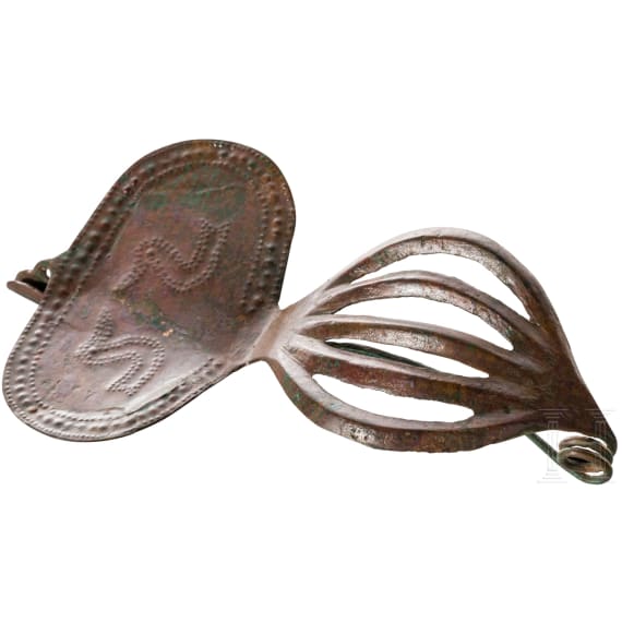 Altitalische Bronzefibel, 9. - 8. Jhdt. v. Chr.