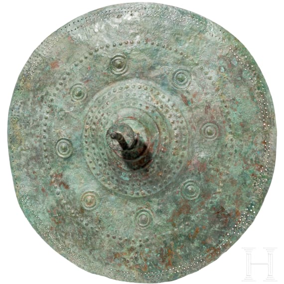Monumentale Phalera (Schildbesatz?), Villanova-Kultur, 9. Jhdt. v. Chr.