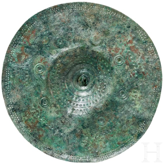 Monumentale Phalera (Schildbesatz?), Villanova-Kultur, 9. Jhdt. v. Chr.