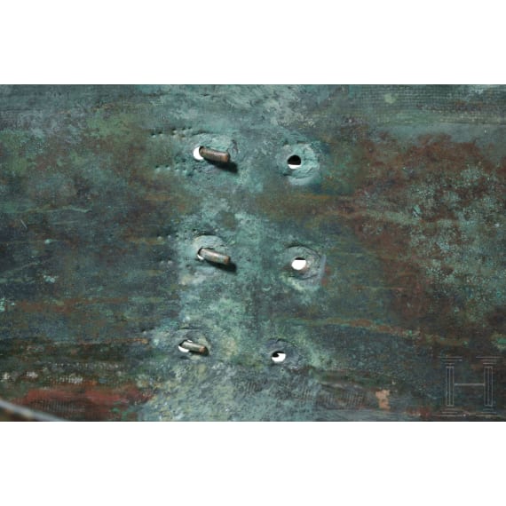 Mittelitalischer Bronzeg&uuml;rtel mit drei G&uuml;rtelhaken, 3. Jhdt. v. Chr.