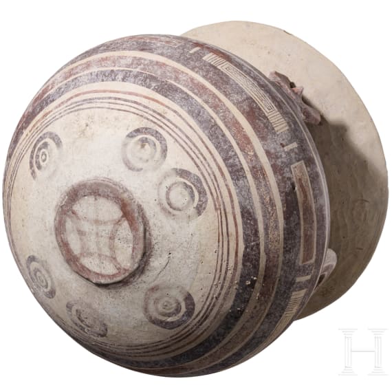 Daunische Olla mit geometrischer Bemalung, 5. Jhdt. v. Chr.