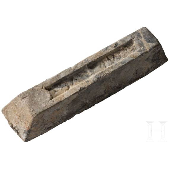 Bleibarren aus kaiserlicher Mine mit Inschrift, r&ouml;misch, 1. Jhdt. n. Chr.
