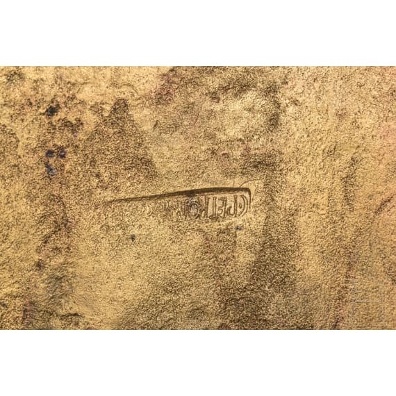 14,65 kg schwerer Messingbarren mit drei Stempeln, r&ouml;misch, 1. Jhdt. n. Chr.