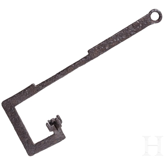 Hakenschl&uuml;ssel, Eisen, r&ouml;misch, 2. - 3. Jhdt.