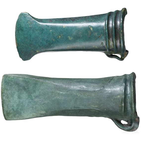 Zwei urnenfelderzeitliche T&uuml;llenbeile, 10. - 9. Jhdt. v. Chr.