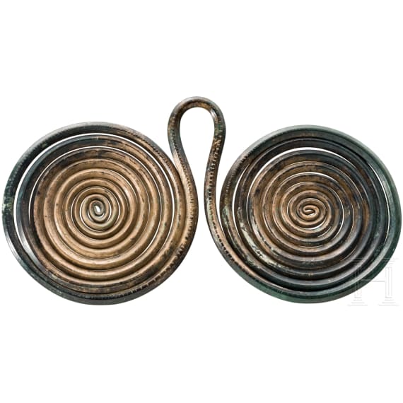 Brillenspirale, sp&auml;te Bronzezeit, 13. - 12. Jhdt. v. Chr.