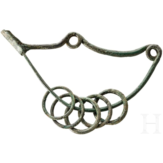 Hallstattzeitliche Schlangenfibel, 7. - 6. Jhdt. v. Chr.