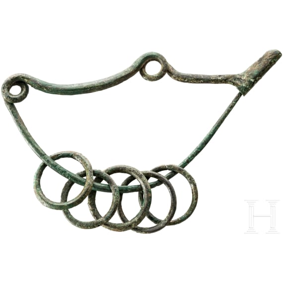Hallstattzeitliche Schlangenfibel, 7. - 6. Jhdt. v. Chr.