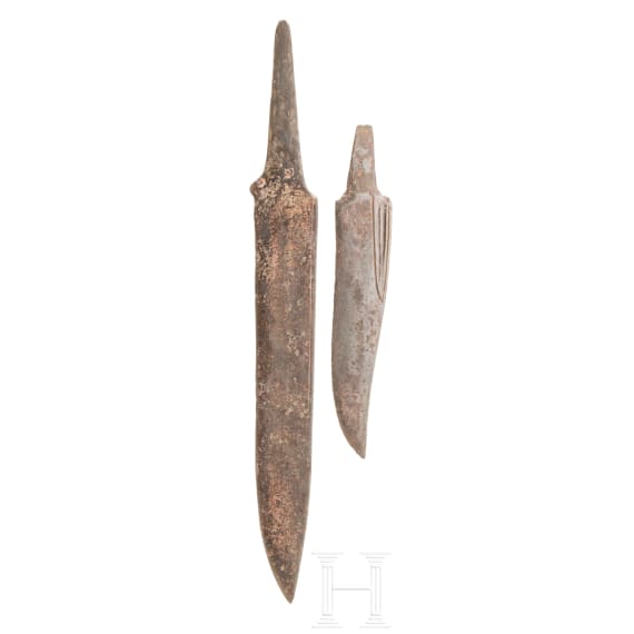 Zwei merowingische Saxklingen, 6./7. Jhdt.